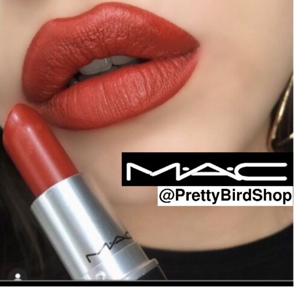 MAC CHILI 602 Lipstick NIB Iconic! warm copper red satin Last one!